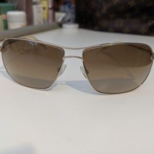 Oliver Peoples Farrell gold euc